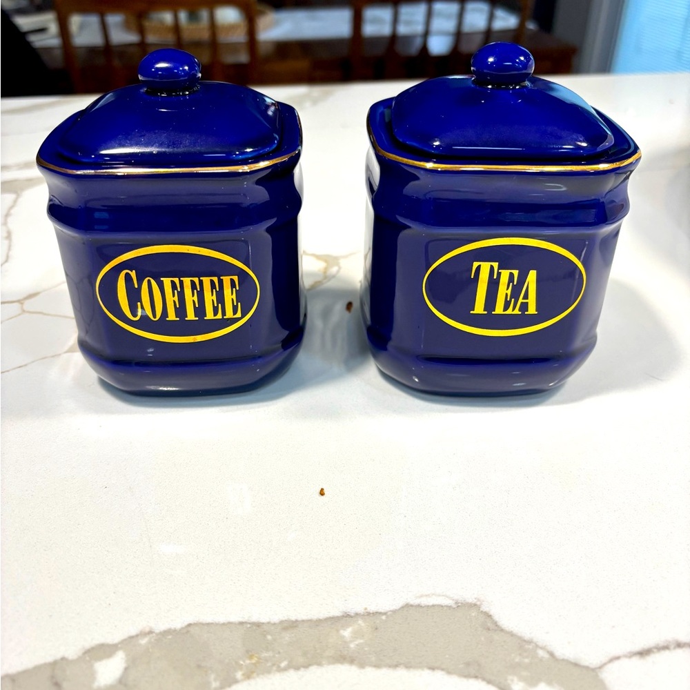 Ceramic Coffee and tea canister